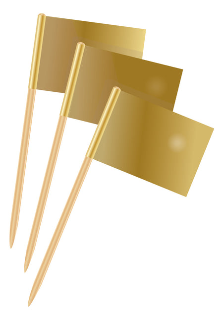 Pinchos de Oro 7cm 50uds