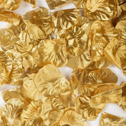 Pétalos de Rosa Dorados Metálicos 144uds.
