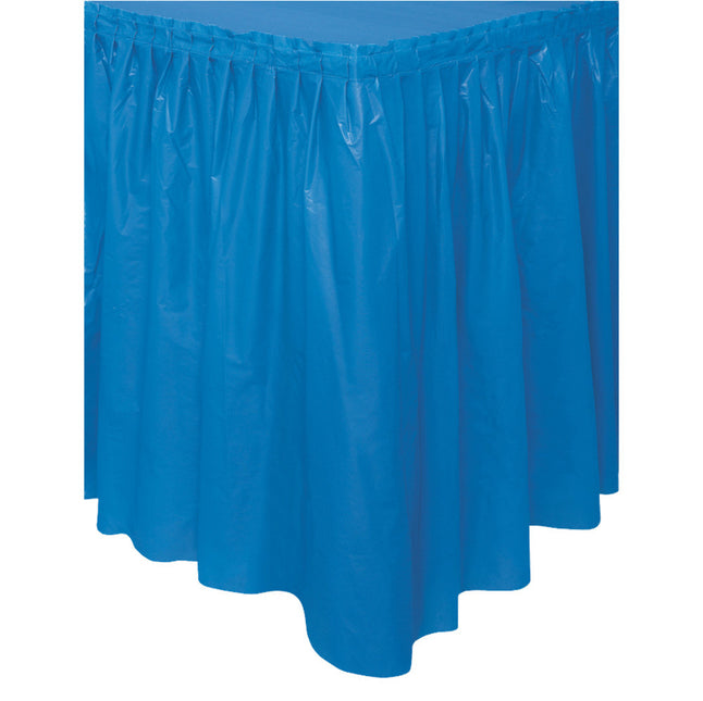 Faldón de mesa azul 4,26 m