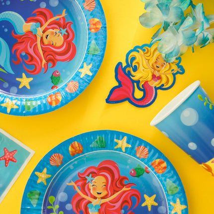 Servilletas de fiesta Sirena 33cm 20pcs