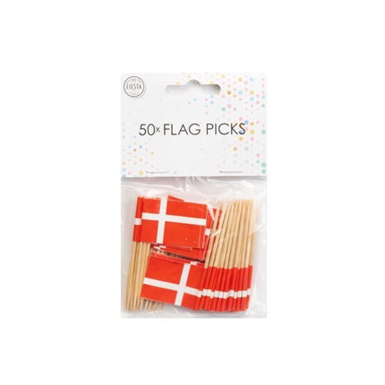 Palillos de cóctel Dinamarca 8cm 50uds.