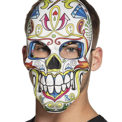 Máscara mexicana Sr. Día de los Muertos