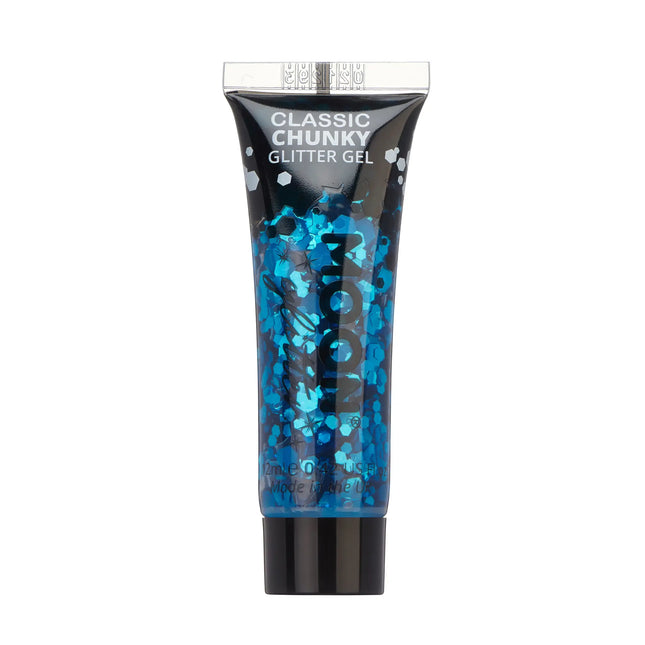 Purpurina Moon Glitter Classic Chunky Gel Azul 12ml
