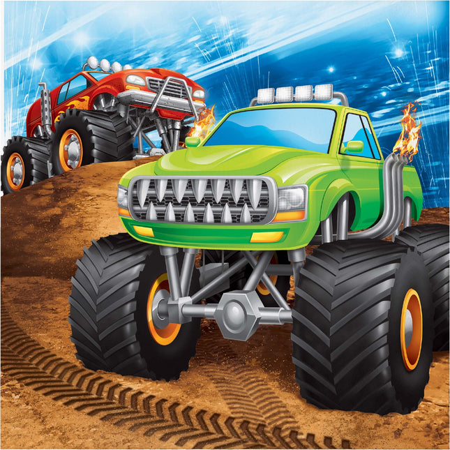 Servilletas Monster Truck 33cm 16pcs