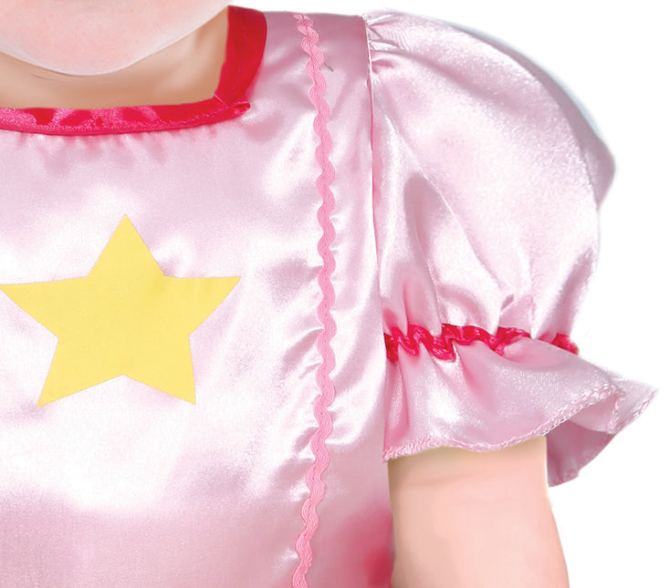 Vestido Princesa Niña Rosa