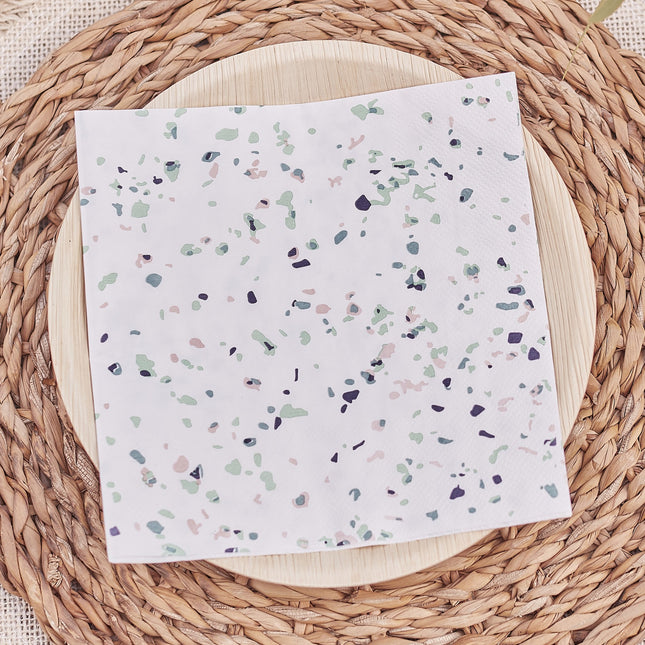 Servilletas Terrazzo 16,5cm 16pcs