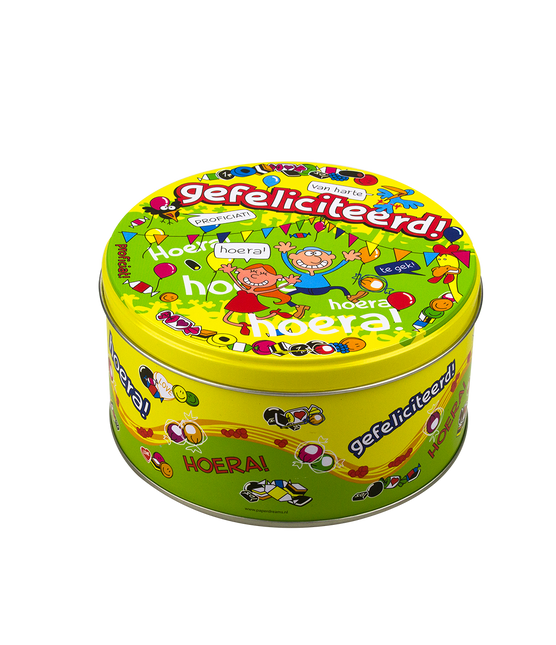 Tarro de caramelos Felicidades 14cm