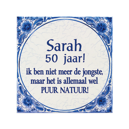 Azulejo Azul de Delft Sarah 14,5cm
