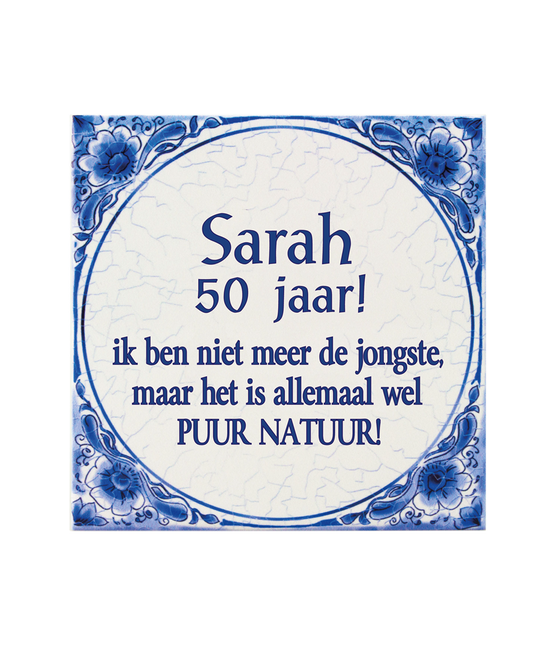 Azulejo Azul de Delft Sarah 14,5cm