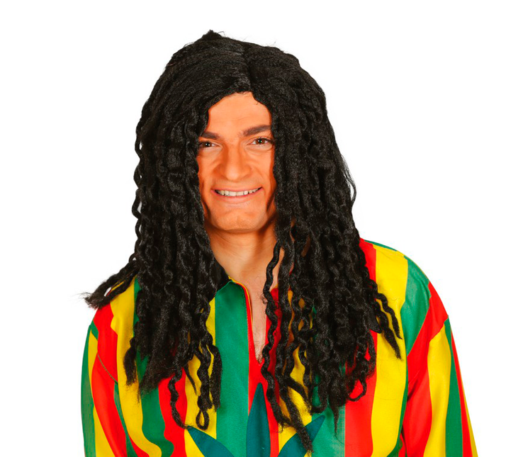 Peluca Rasta Deluxe Negra