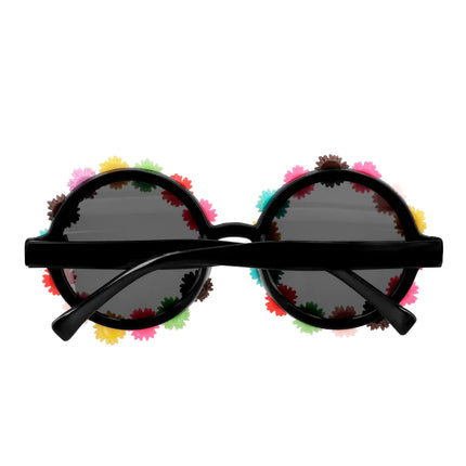 Gafas Negras Flores