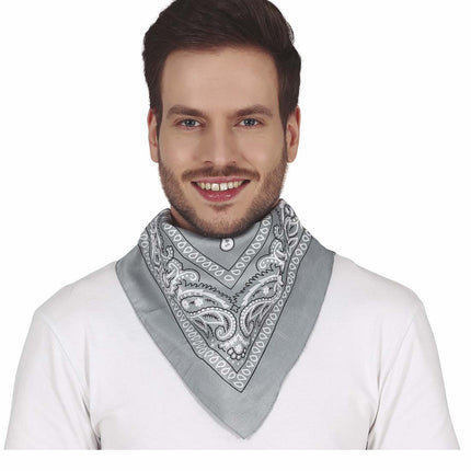 Bufanda Vaquera gris oscuro