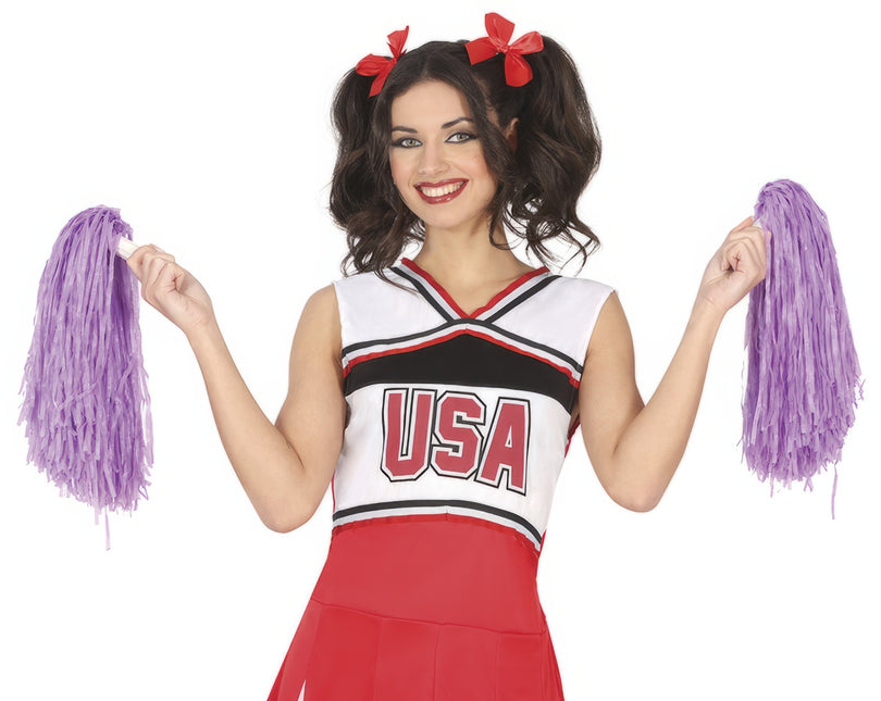 Pompones lilas 2uds
