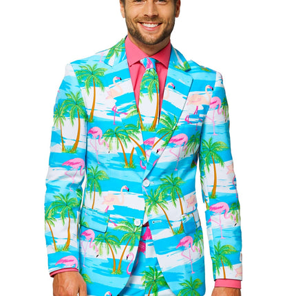Traje Hawaii Flamingo Hombre