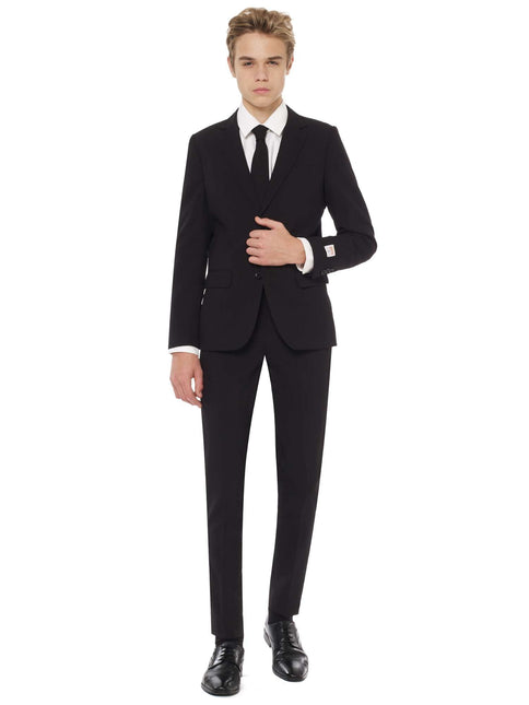 Traje Negro Niño Adolescente <tc>OppoSuits</tc>