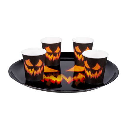 Bandeja de Halloween Calabaza espeluznante 34,5cm