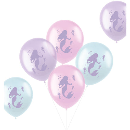 Globos Sirena 33cm 6pcs