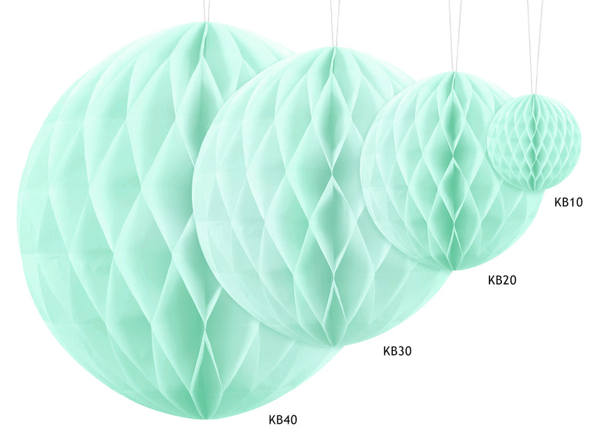 Bola Panal Verde Menta 20cm