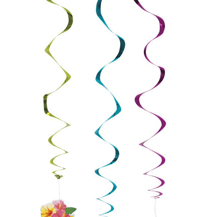 Hawaii Decoración Colgante 60cm 3pcs