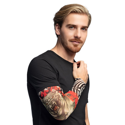 Tatuaje Falso Manga Tigre