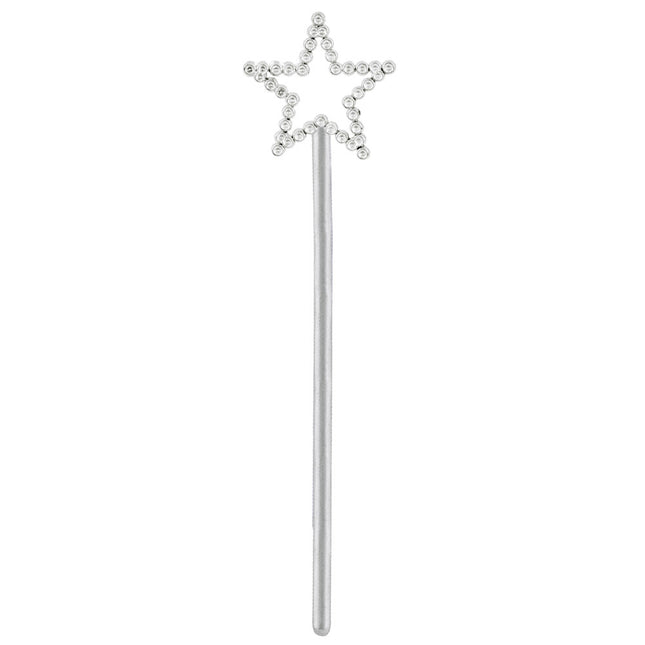 Varita Mágica Plateada 17cm 8pcs