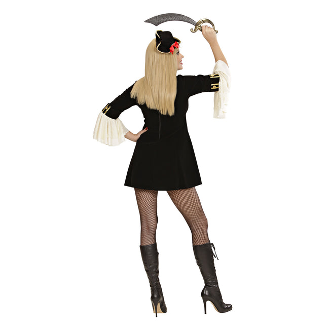Vestido Pirata Oro Negro Damas