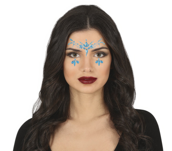 Pegatinas faciales Azul