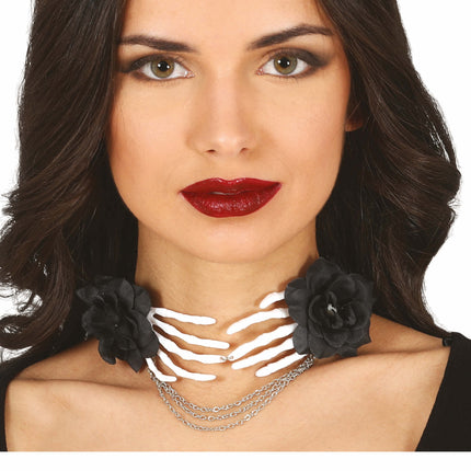 Collar de Halloween Manos