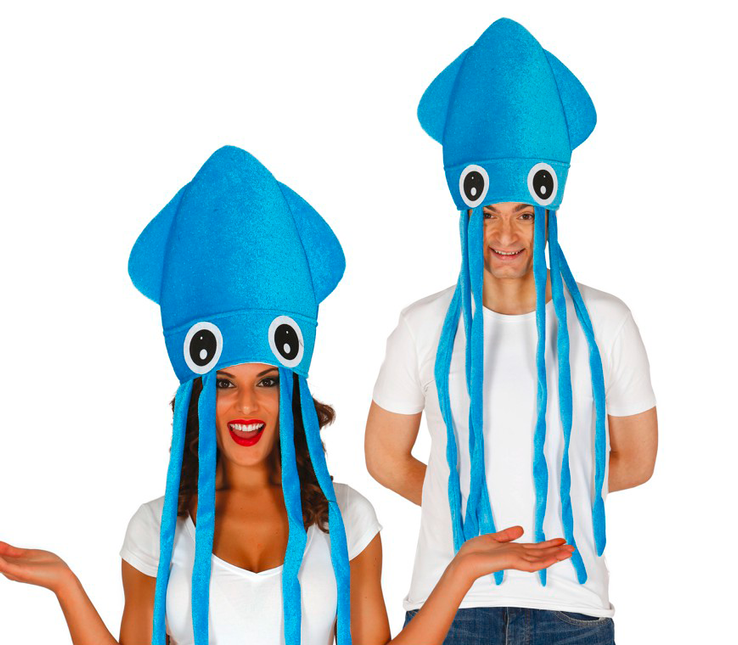 Gorro Pulpo Azul