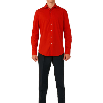 Camisa Roja Niño Adolescente <tc>OppoSuits</tc>