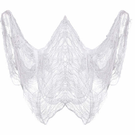Tela decorativa colgante blanca 5m