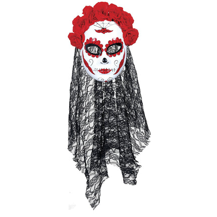 Velo Máscara Día De Los Muertos