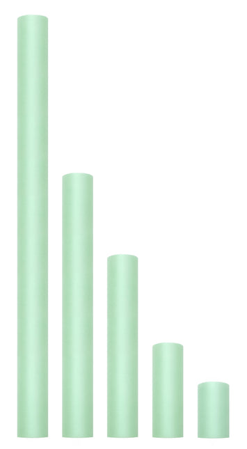 Rollo de Tul verde menta 15cm 9m