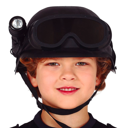 Casco Swat Linterna Niño