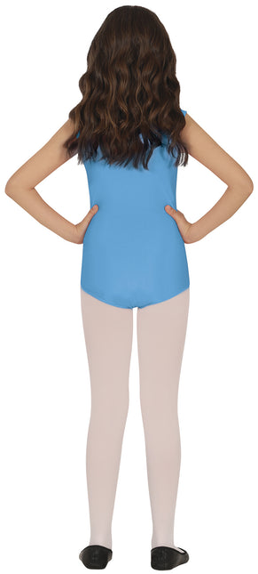 Traje de gimnasia sin mangas Turquesa Niña