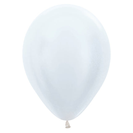 Globos Blanco Perla 23cm 50pcs