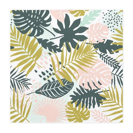 Servilletas Hawai Hoja de Palma 33cm 20pcs