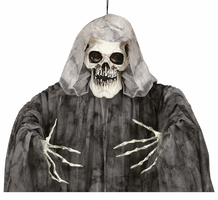 Halloween Decoración Colgante Esqueleto Con Luz 1,7m