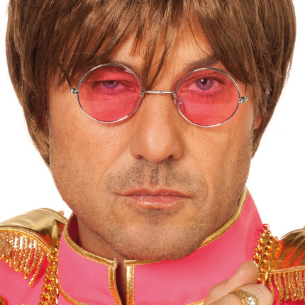 Gafas rosa hippie John