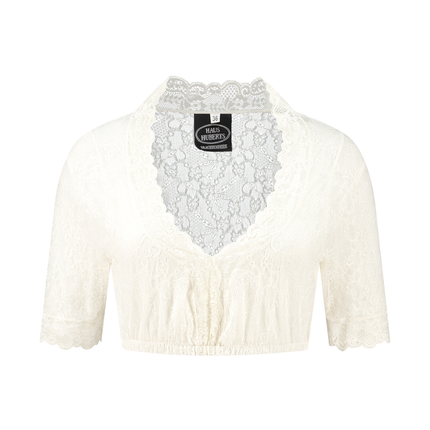 Blusa Blanca Señoras De Encaje