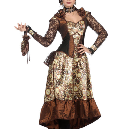 Vestido steampunk de lujo