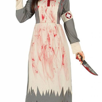 Disfraz de Halloween de Enfermera Deluxe para Mujer