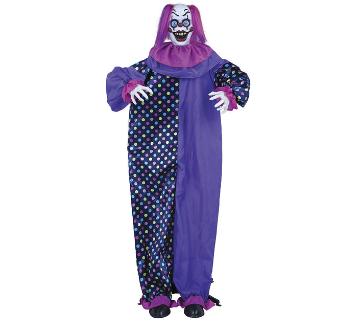Muñeco Halloween Payaso Con Luz Y Sonido 1,6m