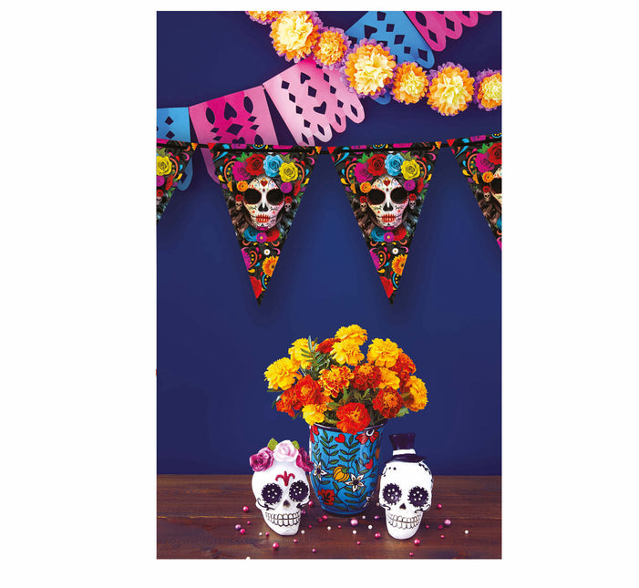 Guirnalda de Halloween Calaveras 3m