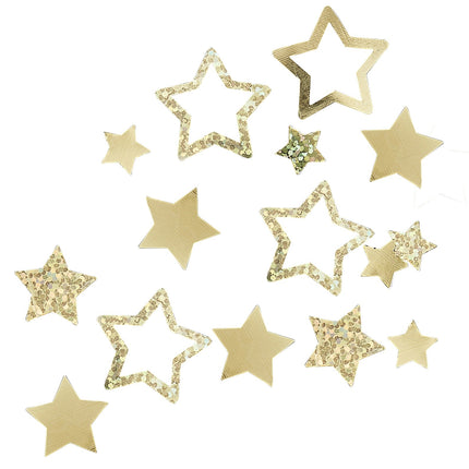 Confeti de Mesa Dorado Estrellas 19gr