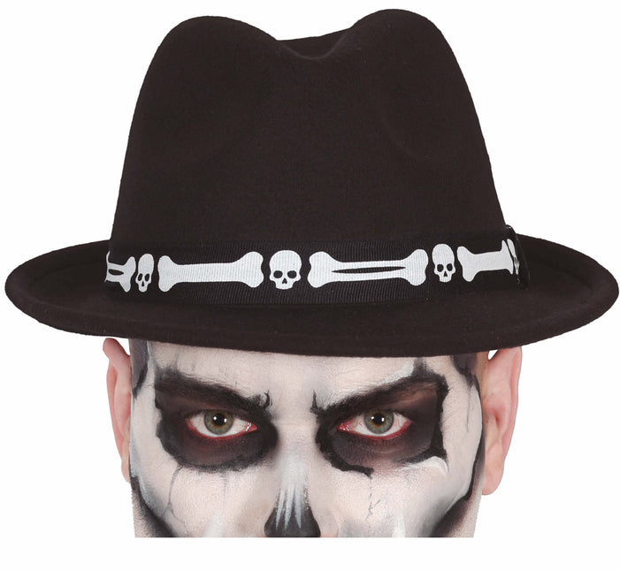 Huesos de sombrero negro