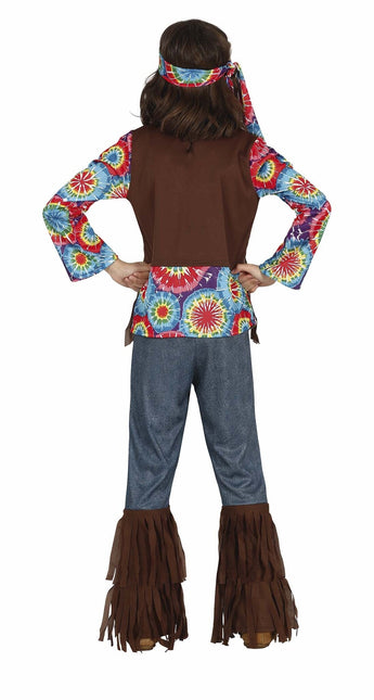 Disfraz Hippie Niña Flores
