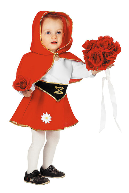 Disfraz de Caperucita Roja para bebé