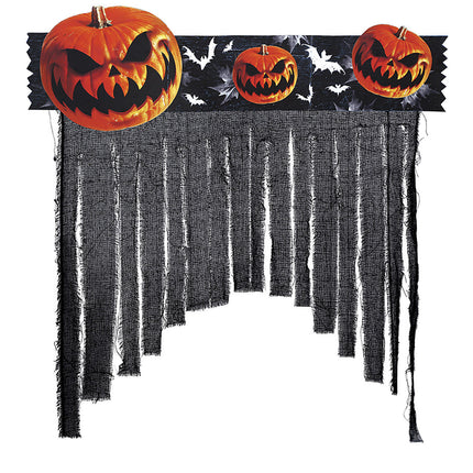 Cortina de puerta de Halloween Calabazas