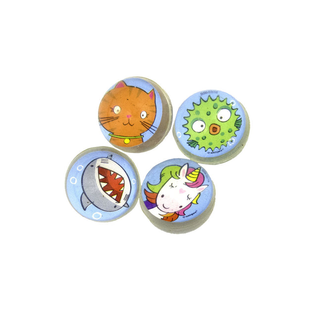 Breakout presenta Bolas Saltarinas Animales 3cm 8pcs